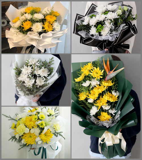广东汕尾市陆丰市桥冲镇东竹村白事花束代送